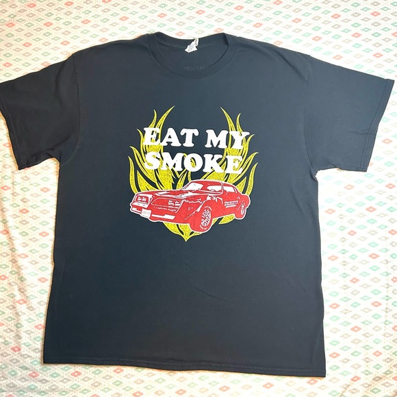 Delta Other - Eat My Smoke Dickeys BBQ Graphic Tee Black Size XL